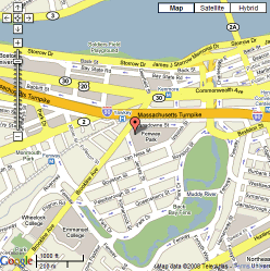 Map of Fenway Park
